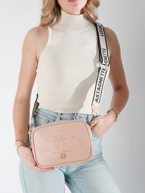 Cross Body Tas Logo Lulu castagnette Oranje logo YZERNAY ander zicht 1