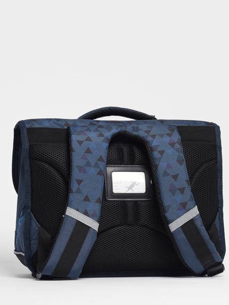 Boekentas 2 Compartimenten Cameleon Blauw actual PBBACA35 ander zicht 5