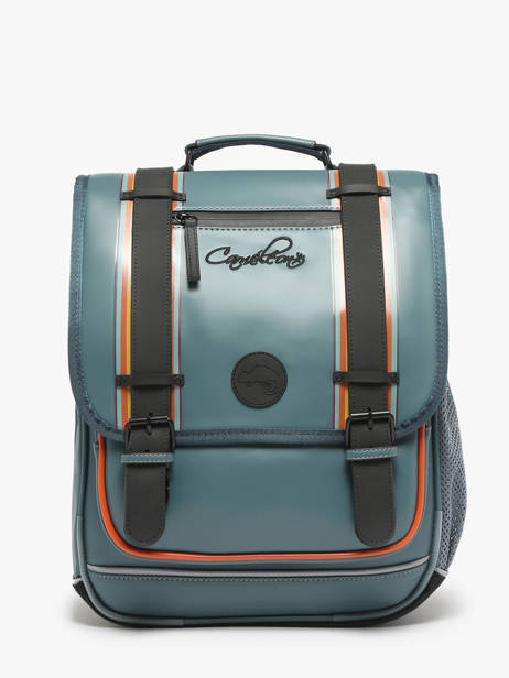 Rugzak 3 Compartimenten Cameleon Blauw vintage north PBVWSD39