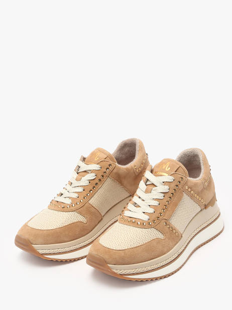 Sneakers Ebreli Uit Leder Mam'zelle Beige women CSGAR25 ander zicht 1