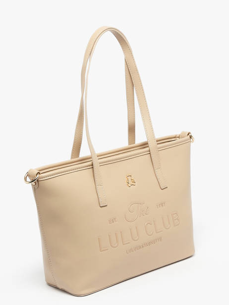 Schoudertas Logo Lulu castagnette Roze logo YZEURE ander zicht 2