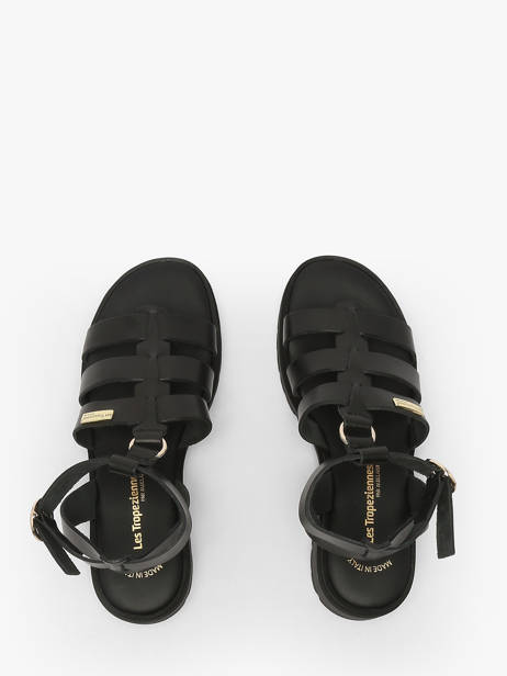 Sandalen Tobo Uit Leder Les tropeziennes Zwart women TOBO ander zicht 3