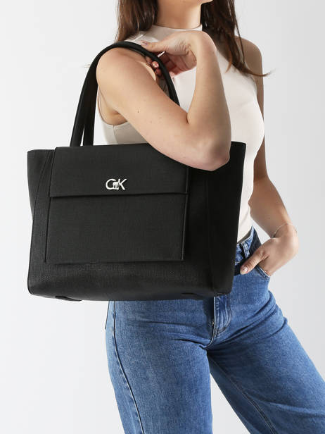 Schoudertas Ck Tex Calvin klein jeans Zwart ck tex K613178 ander zicht 1