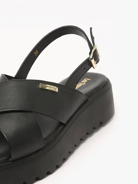 Sandalen Dorine Uit Leder Les tropeziennes Zwart women DORINE ander zicht 2