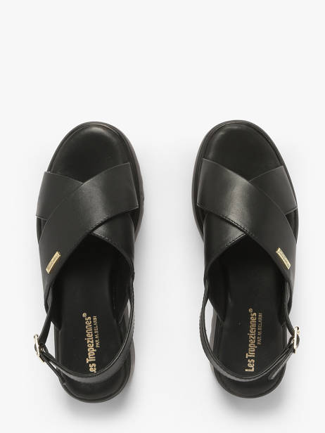 Sandalen Dorine Uit Leder Les tropeziennes Zwart women DORINE ander zicht 3