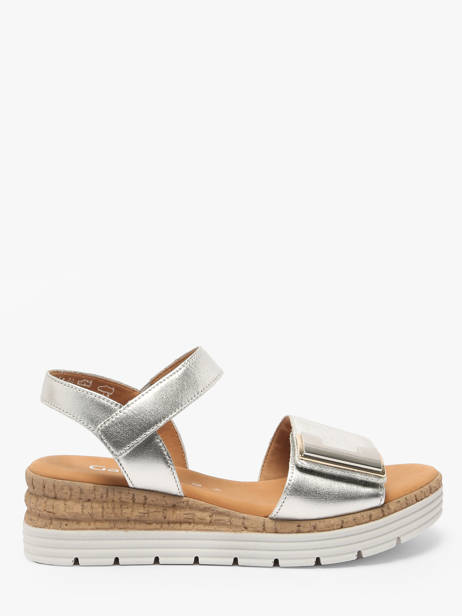 Sandalen Uit Leder Gabor Zilver women 10