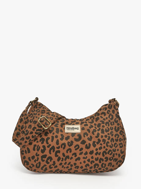 Schoudertas Leopard Hindbag Bruin leopard LE