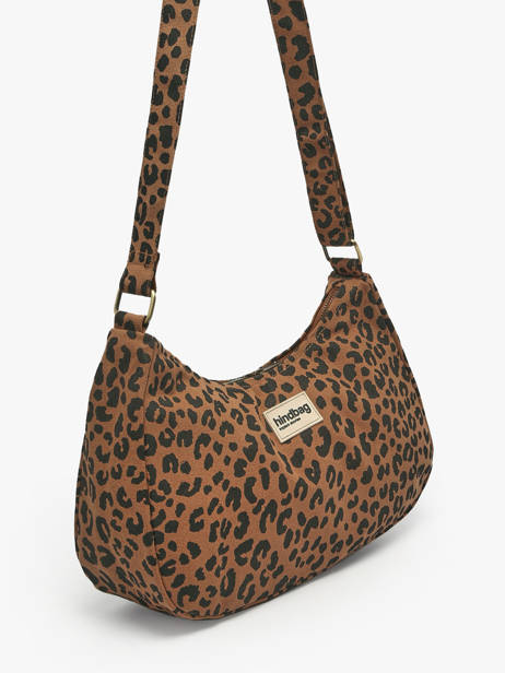 Schoudertas Leopard Hindbag Bruin leopard LE ander zicht 2