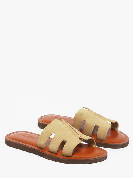 Slippers Uit Leder Les tropeziennes Beige men EMIASUED ander zicht 1