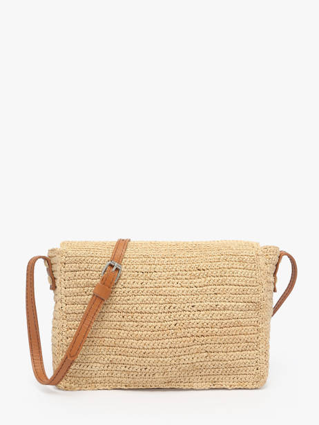 Cross Body Tas L'atelier Du Crochet Raphia Le voyage en panier Beige l'atelier du crochet AM803 ander zicht 4