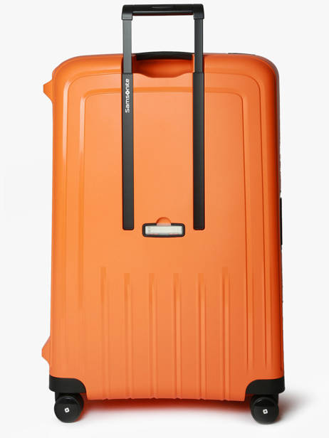 Harde Reiskoffer S'cure Samsonite Oranje s'cure 10U004 ander zicht 4