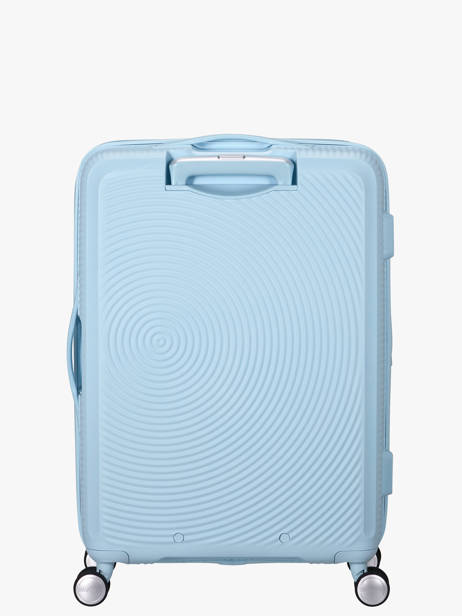 Harde Reiskoffer S Soundbox American tourister Blauw soundbox 32G002 ander zicht 4