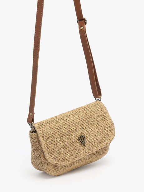 Cross Body Tas Estival Stro Le voyage en panier Beige estival PM894 ander zicht 2