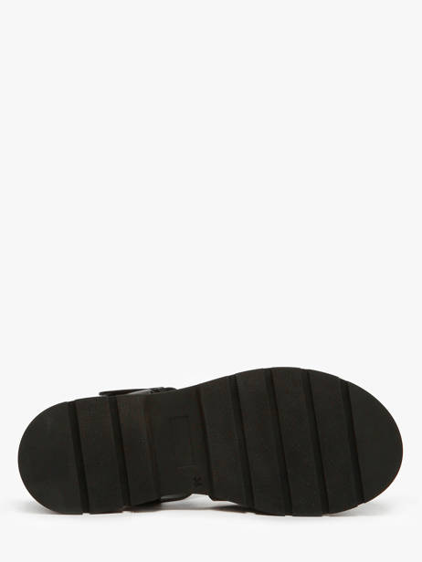 Sandalen Tate Uit Leder Nuyou Zwart women 37125 ander zicht 4
