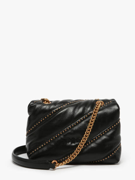 Cross Body Tas Love Bag Puff Leder Pinko Zwart love bag puff A26T ander zicht 3