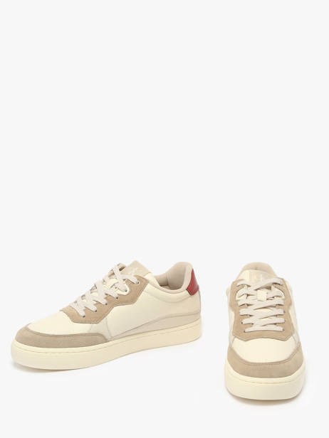 Sneakers Uit Leder Calvin klein jeans Beige men 1153OLH ander zicht 3