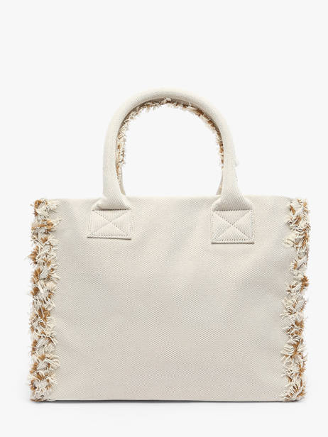 Schoudertas Logo Shopper Katoen Pinko Beige logo shopper A1X1 ander zicht 4