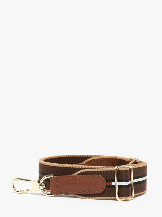 Longchamp Bandoulière graphique Juwelen Bruin