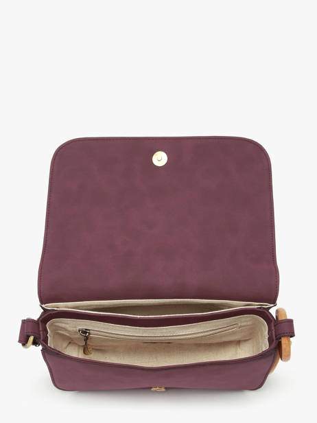 Cross Body Tas Heliconia Woomen Violet heliconia WHEL03 ander zicht 3