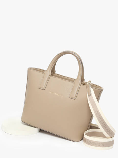 Cross Body Tas Th Logotape Polyurethaan Tommy hilfiger Bruin th logotape AW17448 ander zicht 1