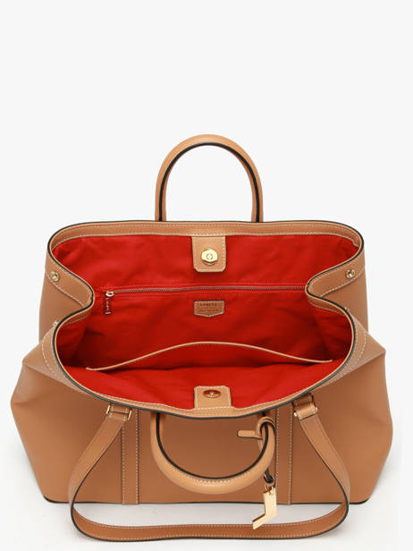 Handtas Belleville Leder Lancel Bruin belleville A13738 ander zicht 4