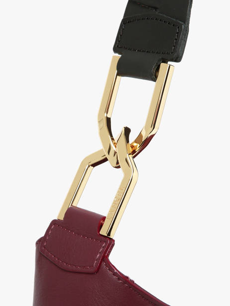 Schoudertas Pagode Leder Lancel Violet pagode A12510 ander zicht 3