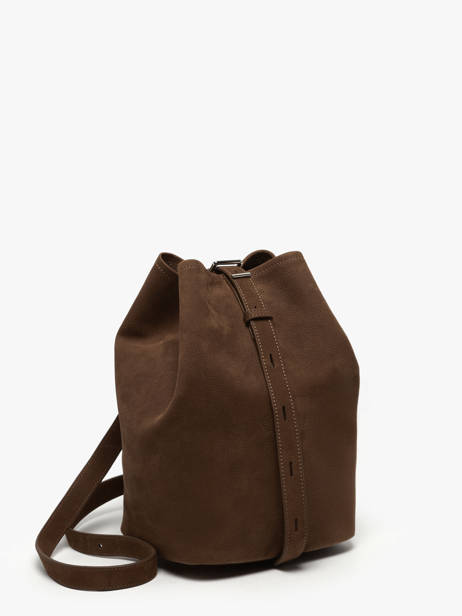 Cross Body Tas Cavalier Nubuck Leder Etrier Bruin cavalier nubuck ECAN126M ander zicht 5