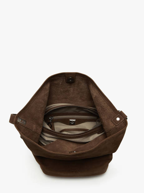 Cross Body Tas Cavalier Nubuck Leder Etrier Bruin cavalier nubuck ECAN126M ander zicht 6