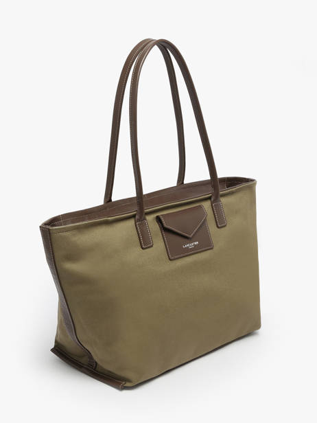 Schoudertas Canvas Kba Lancaster Groen canvas kba 50 ander zicht 2