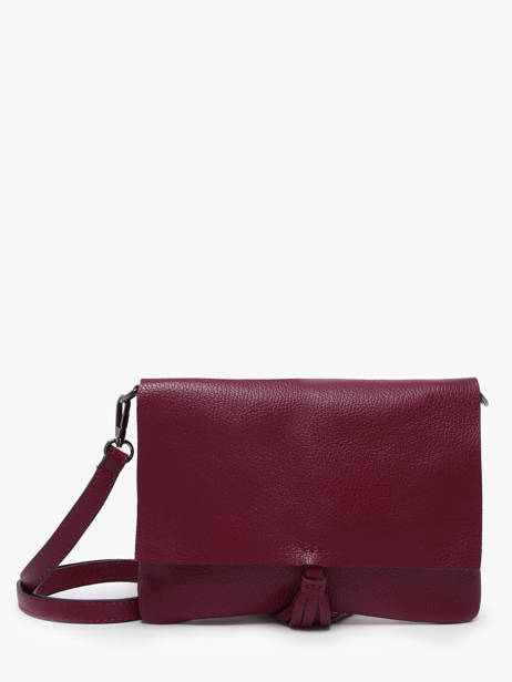 Cross Body Tas Caviar Leder Milano Rood caviar CA22112