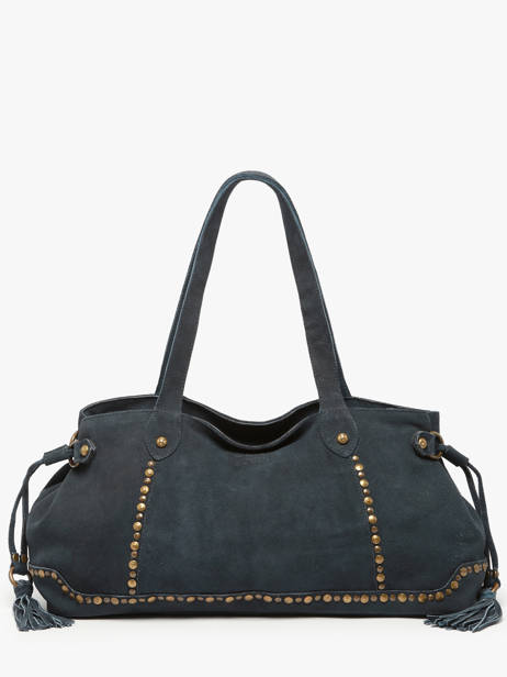 Schoudertas Houston Leder Basilic pepper Blauw houston BHOU80