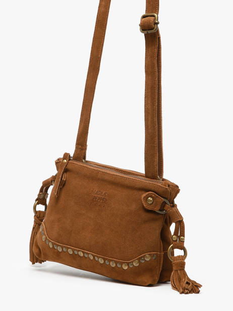 Cross Body Tas Houston Leder Basilic pepper Bruin houston BHOU82 ander zicht 1
