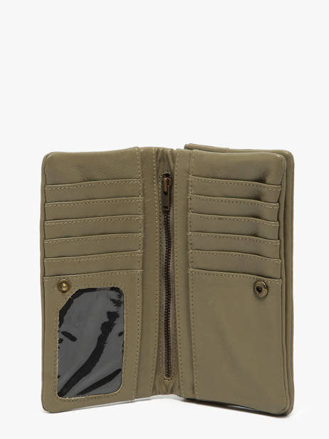 Portefeuille Cow Leder Basilic pepper Groen cow BCOW96 ander zicht 1