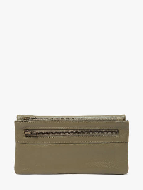 Portefeuille Cow Leder Basilic pepper Groen cow BCOW96 ander zicht 3