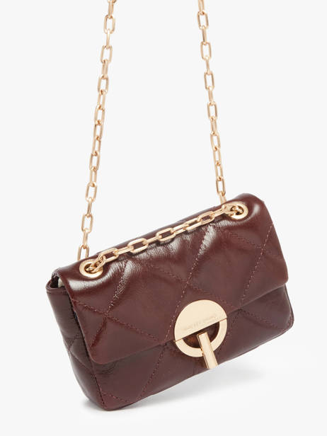 Cross Body Tas Nano Moon Leder Vanessa bruno Bruin moon 84V40326 ander zicht 2