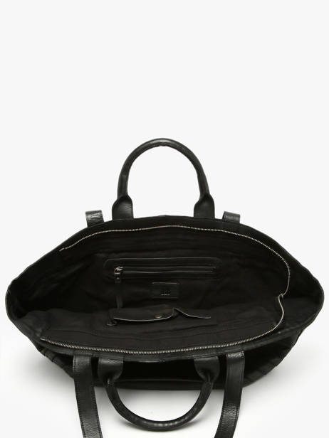 Schoudertas Heritage Leder Biba Zwart heritage LEB1L ander zicht 3