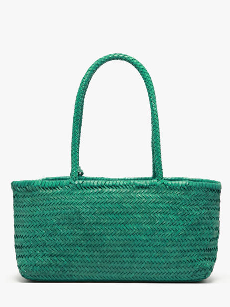 Schoudertas Heritage Leder Biba Groen heritage PER10L ander zicht 3