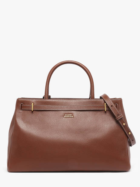 Cross Body Tas American Icon Leder Tommy hilfiger Bruin american icon AW17925 ander zicht 4