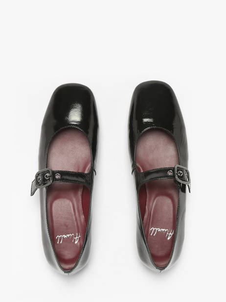Sneakers Uit Leder Aliwell Zwart accessoires A2717 ander zicht 3