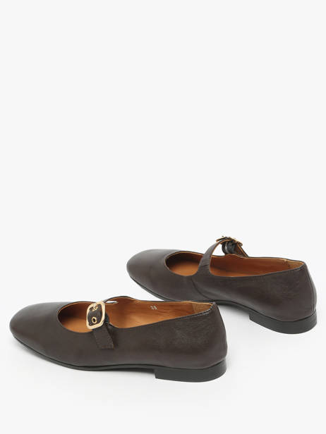 Sneakers Uit Leder Aliwell Bruin accessoires A2715 ander zicht 2