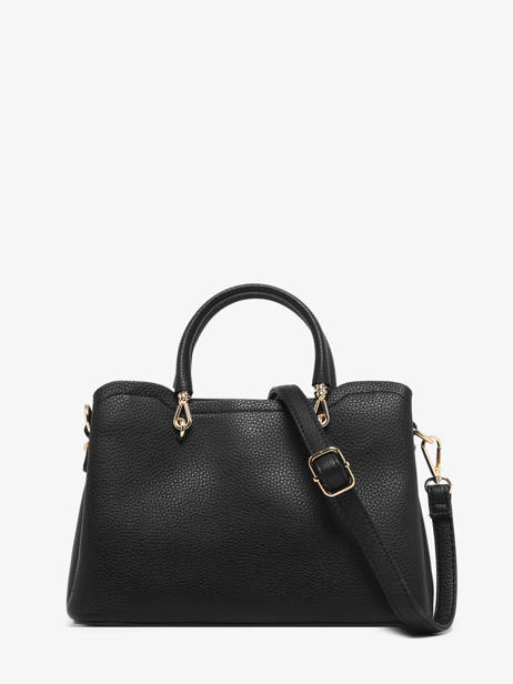 Cross Body Tas Grained Miniprix Zwart grained H6931 ander zicht 3