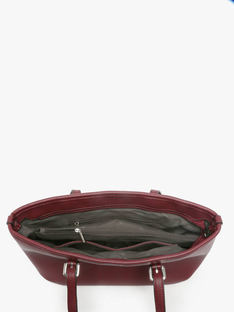 Schoudertas Grained Miniprix Rood grained F2531 ander zicht 2