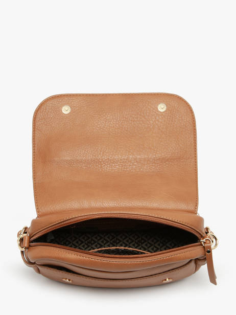 Cross Body Tas Zip Lulu castagnette Bruin zip YRONDE ander zicht 2