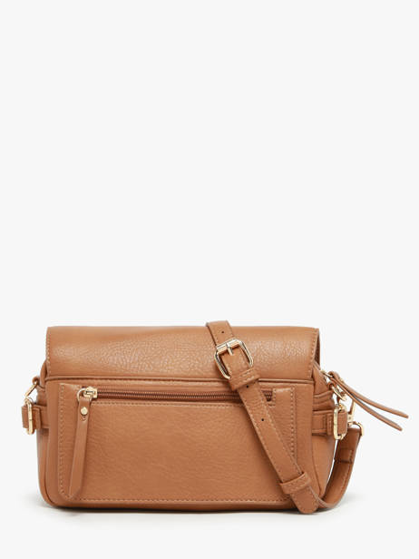 Cross Body Tas Zip Lulu castagnette Bruin zip YRONDE ander zicht 3