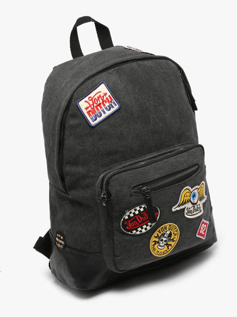Rugzak Cartoon Von dutch Zwart bags CARTOON ander zicht 2