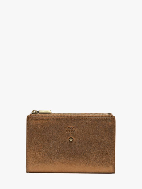 Portefeuille Leder Mila louise Bruin vintage 3576X