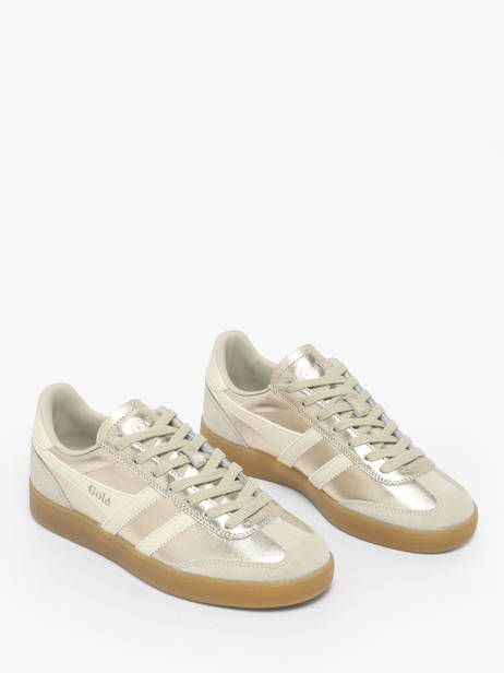 Sneakers Uit Leder Gola Goud accessoires CLB783 ander zicht 1