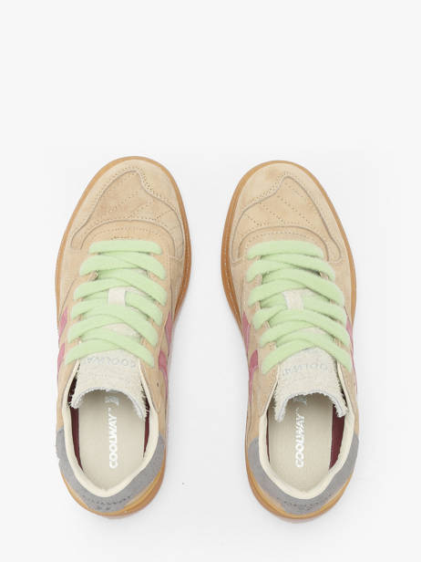 Sneakers Uit Leder Coolway Beige accessoires 7673297 ander zicht 3