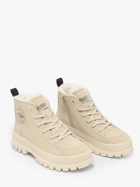 Enkellaarsjes Uit Leder Palladium Beige accessoires 74353210 ander zicht 1