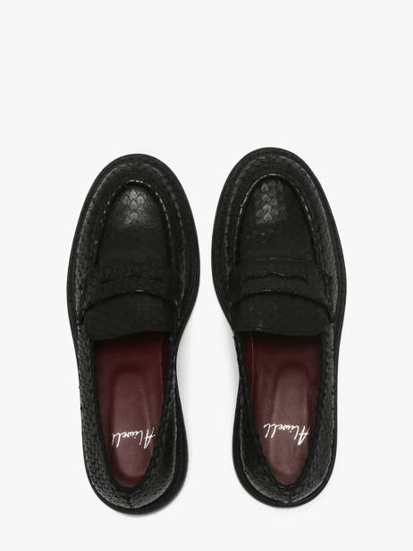 Slippers Uit Leder Aliwell Zwart accessoires A0234 ander zicht 3